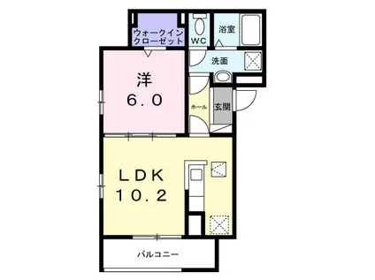 東武伊勢崎・大師線 梅島駅 徒歩17分 3階建 新築(1LDK/1階)の間取り写真