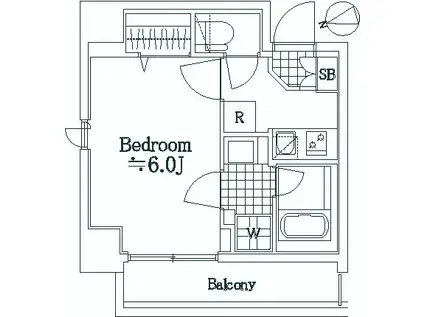 ディアレイシャス西川口(1K/9階)の間取り写真