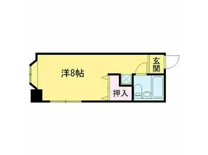 シティライフ赤塚(ワンルーム/2階)の間取り写真