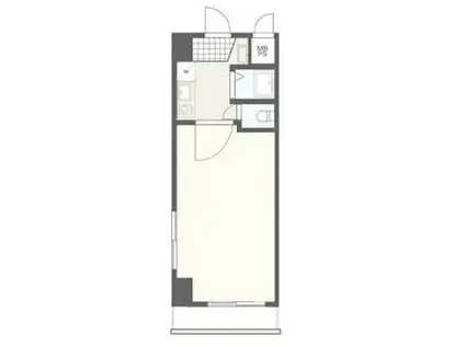 シャンボール第2千葉中央(1K/5階)の間取り写真