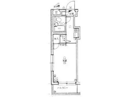 フローラル練馬(1K/5階)の間取り写真