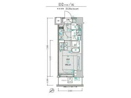 BRIZZ鶴見本町通MAXIV(1K/3階)の間取り写真