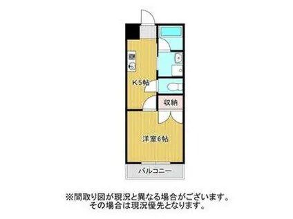 CASA MS(1K/3階)の間取り写真