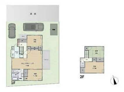 京成電鉄本線 公津の杜駅 徒歩46分 2階建 築52年(4LDK)の間取り写真