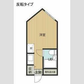 新茂原グリーンパレス(ワンルーム/3階)の間取り写真