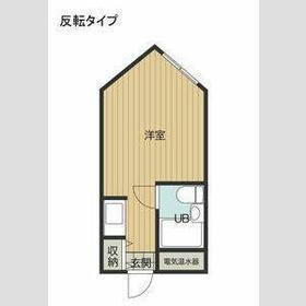 新茂原グリーンパレス(ワンルーム/2階)の間取り写真
