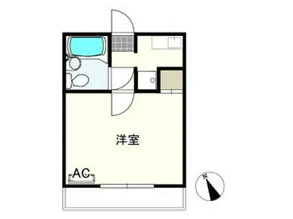 ニューリバーコート(3LDK/4階)の間取り写真