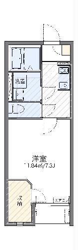 レオネクストコーポシャローム(1K/2階)の間取り写真