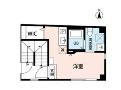 CREVE蒲田(ワンルーム/3階)の間取り写真