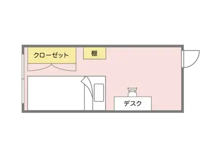 力行会館 日本館(ワンルーム/2階)の間取り写真