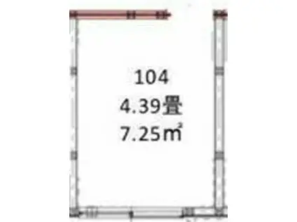 アルビオンシティ京成小岩(ワンルーム/1階)の間取り写真