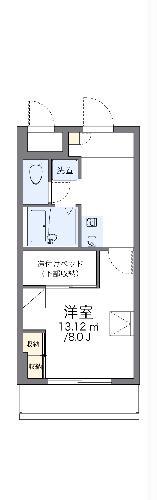 レオパレスOIビル UNION(1K/9階)の間取り写真
