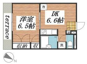 サンヴィレッジシラハタⅢ(1DK/1階)の間取り写真