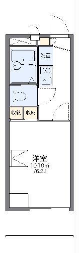 レオパレス川口東(1K/3階)の間取り写真
