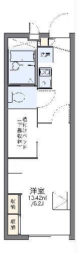 レオパレス阿久比(1K/2階)の間取り写真
