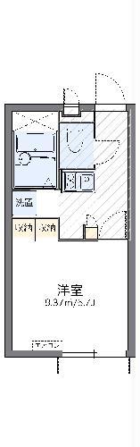 レオパレスフリーダム南金目Ⅷ(1K/2階)の間取り写真