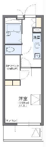 レオパレス太陽(1K/3階)の間取り写真