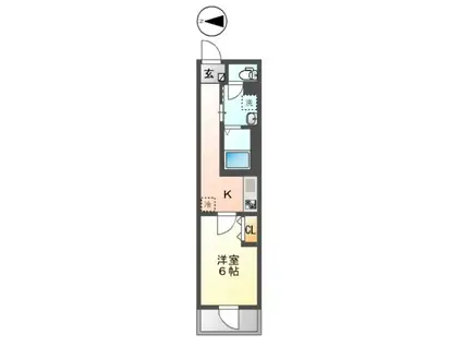 三好3丁目マンション工事(1K/2階)の間取り写真