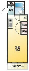 スターヒルズMK(ワンルーム/3階)の間取り写真