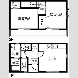 ブラン上吉田(2LDK)の間取り写真
