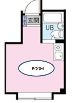 クロノス鷺ノ宮(ワンルーム/1階)の間取り写真