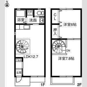Nova Village(2LDK)の間取り写真
