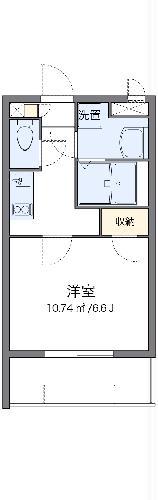クレイノ雄(1K/2階)の間取り写真