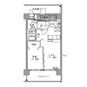 MSソレイユ(1LDK/2階)の間取り写真