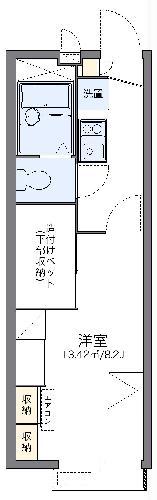 レオパレス和(1K/2階)の間取り写真