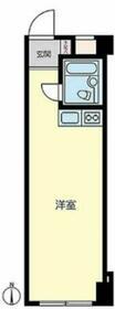 SPACE KURO(ワンルーム/2階)の間取り写真