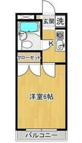 メルシー西中延Ⅱ(1K/1階)の間取り写真