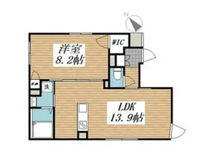 CREAL文京千石Ⅱ(1LDK/3階)の間取り写真