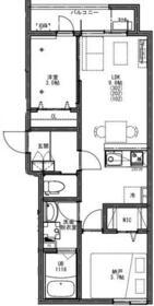 KEIAI RESIDENCE せんげん台6(2LDK/3階)の間取り写真