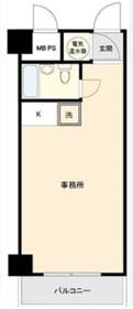 ライオンズマンション平沼第3(ワンルーム/4階)の間取り写真