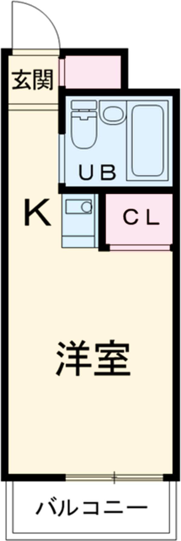 エトワール小金井(ワンルーム/4階)の間取り写真