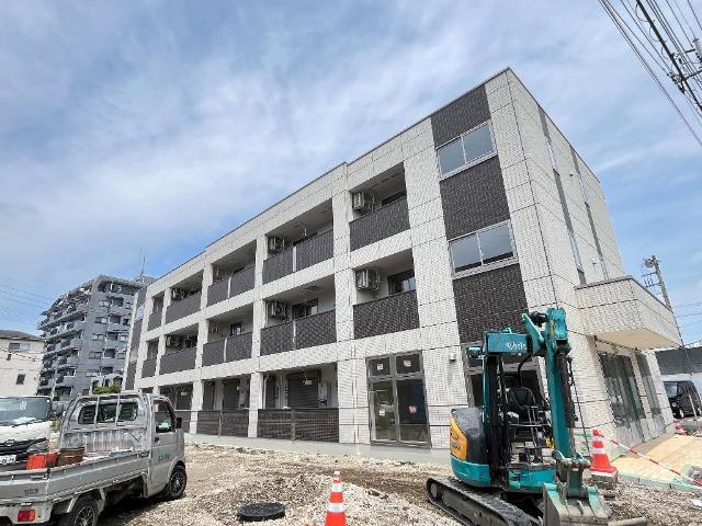 草加市花栗マンション工事