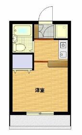ユトリロ曙(ワンルーム/3階)の間取り写真