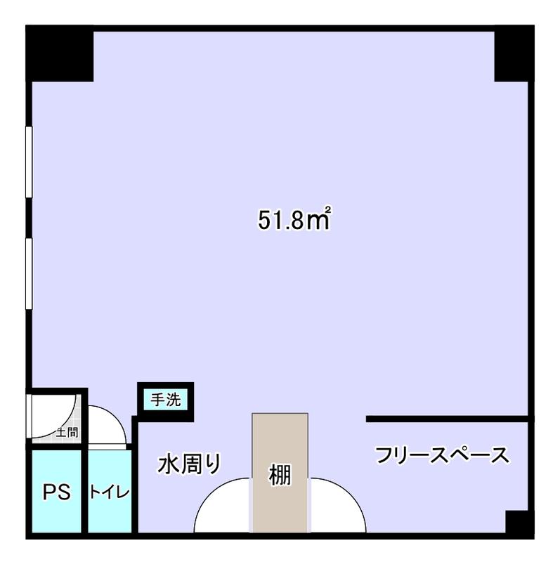 ハイツセレナーデ(ワンルーム/1階)の間取り写真