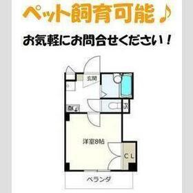 サンフォーレスト(1K/3階)の間取り写真