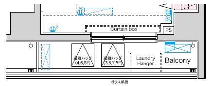 GENOVIA南千住Ⅷ(1LDK/8階)の間取り写真