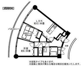 新田ビレッジパインビュー館(2LDK/1階)の間取り写真