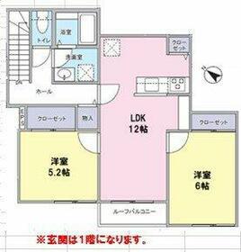 PRIMA・VILLA(2LDK/3階)の間取り写真