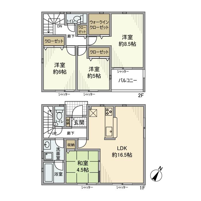 八高線 東福生駅 徒歩25分 2階建 築1年