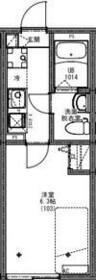 KEIAI RESIDENCE 清瀬Ⅲ(1K/1階)の間取り写真