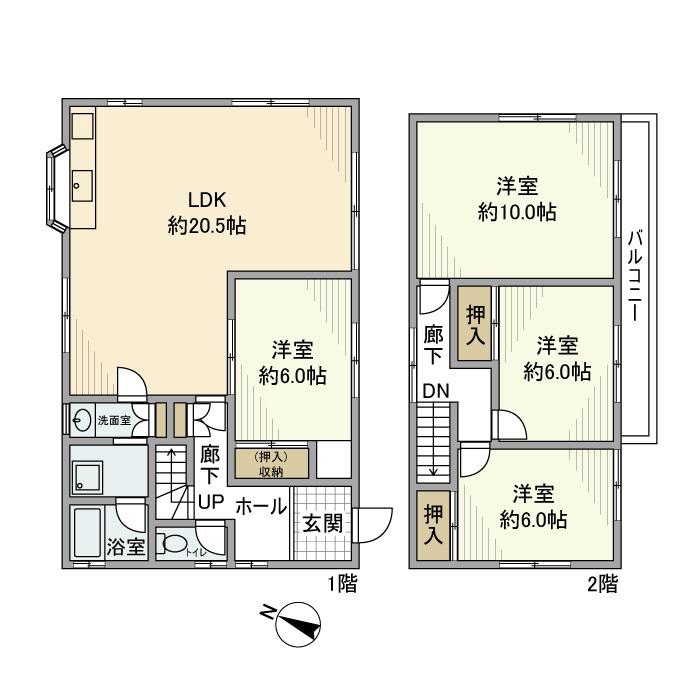 京浜急行電鉄本線 馬堀海岸駅 徒歩7分 2階建 築51年