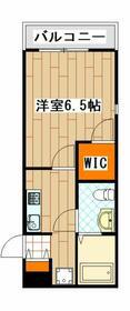 リリエンハイムⅡ(1K/1階)の間取り写真
