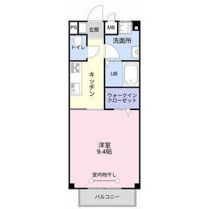 小菅様サープラスルーチェ(1K/2階)の間取り写真