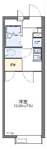 レオパレスK S(1K/2階)の間取り写真