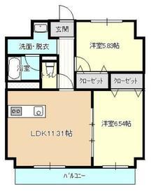 GRANP グランプ(2LDK/5階)の間取り写真