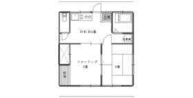 コーポアラハタ(2DK/1階)の間取り写真